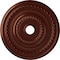 Ekena Millwork Cole Ceiling Medallion (Fits Canopies up to 9 1/8"), 25 3/8"OD x 3 3/8"ID x 1 3/8"P, Antique Copper CM25COACS - alternate 1